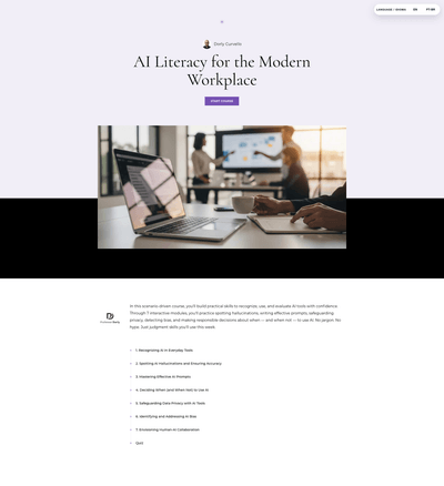 AI Literacy for the Modern Workplace